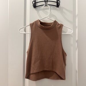 Forever 21 Tan Sleeveless Tank Top